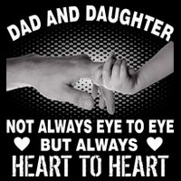Dad And Daughter Always Heart To Heart Crop Top