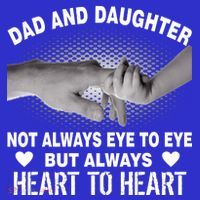 Dad And Daughter Always Heart To Heart 16 in Basic Backpack