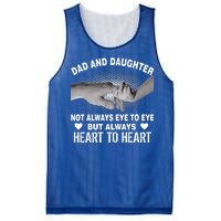 Dad And Daughter Always Heart To Heart Mesh Reversible Basketball Jersey Tank