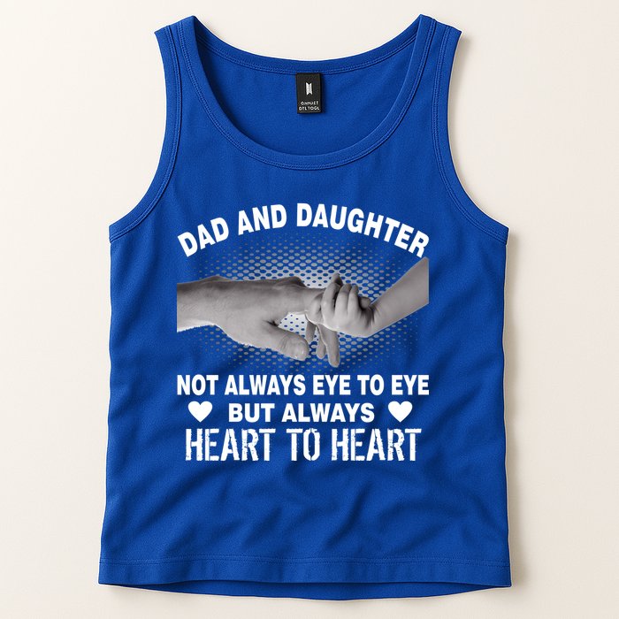 Dad And Daughter Always Heart To Heart Tank Top