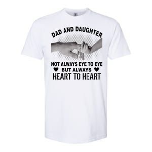 Dad And Daughter Always Heart To Heart Softstyle CVC T-Shirt