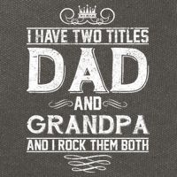 Dad And Grandpa Rock The Both Cotton Canvas Backpack