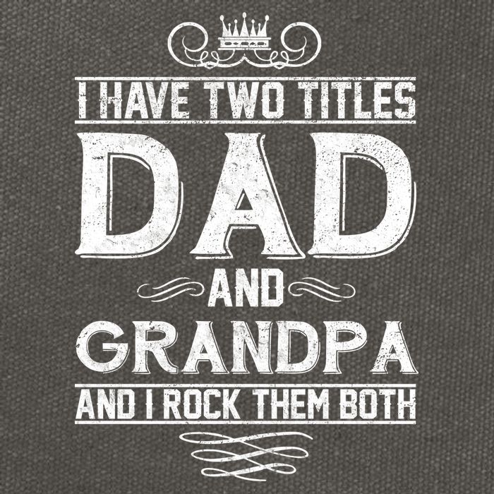Dad And Grandpa Rock The Both Cotton Canvas Backpack