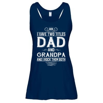 Dad And Grandpa Rock The Both Ladies Essential Flowy Tank