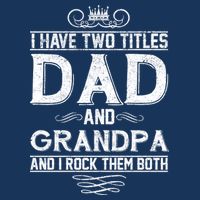 Dad And Grandpa Rock The Both 16 in Basic Backpack