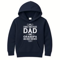 Dad And Grandpa Rock The Both Kids Hoodie