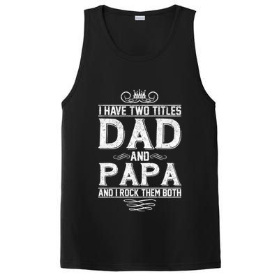 Dad And Papa Rock The Both PosiCharge Competitor Tank