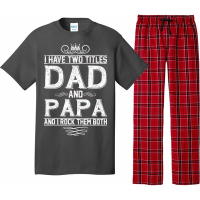 Dad And Papa Rock The Both Pajama Set