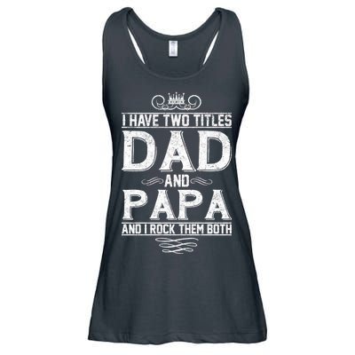 Dad And Papa Rock The Both Ladies Essential Flowy Tank