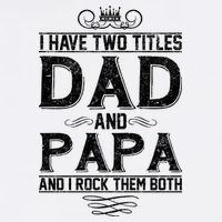Dad And Papa Rock The Both Garment-Dyed Sweatshirt