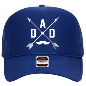 Dad Arrows Of Fatherhood High Crown Mesh Back Trucker Hat