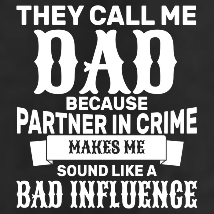 Dad Bad Influence Cool Comfort Performance Bucket Hat