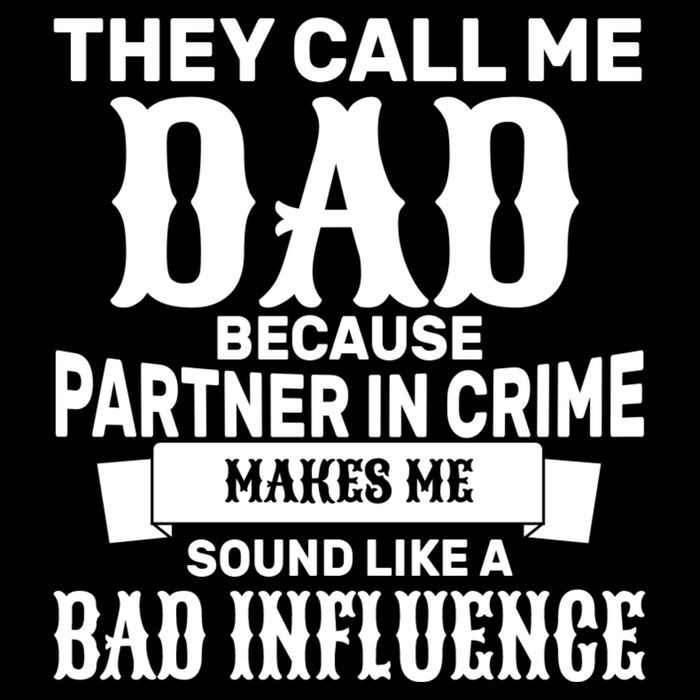 Dad Bad Influence Doggie Tank