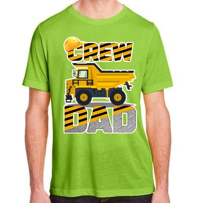 Dad Birthday Crew Construction Party Adult ChromaSoft Performance T-Shirt