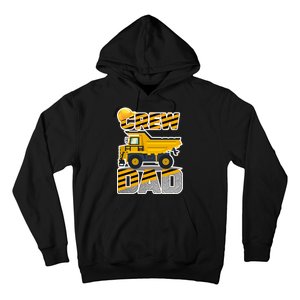 Dad Birthday Crew Construction Party Hoodie