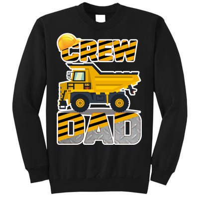 Dad Birthday Crew Construction Party Sweatshirt