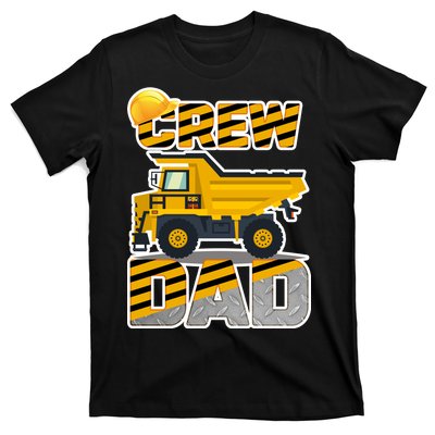 Dad Birthday Crew Construction Party T-Shirt