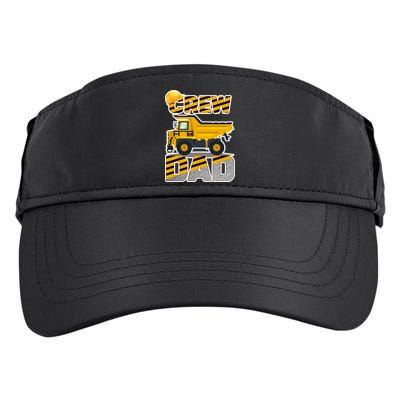 Dad Birthday Crew Construction Party Adult Drive Performance Visor