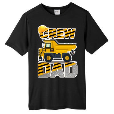 Dad Birthday Crew Construction Party Tall Fusion ChromaSoft Performance T-Shirt