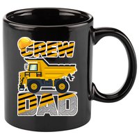 Dad Birthday Crew Construction Party 11oz C Handle Ceramic Mug