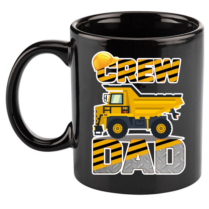 Dad Birthday Crew Construction Party 11oz C Handle Ceramic Mug