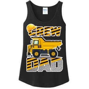 Dad Birthday Crew Construction Party Ladies Essential Tank