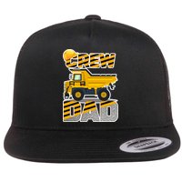 Dad Birthday Crew Construction Party Flatbill Hat