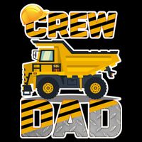 Dad Birthday Crew Construction Party Flatbill Hat