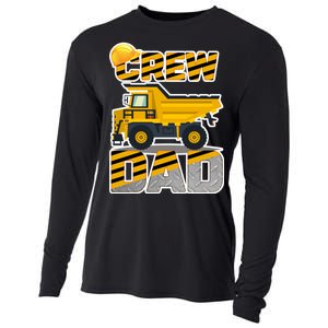 Dad Birthday Crew Construction Party Cooling Performance Long Sleeve Crew