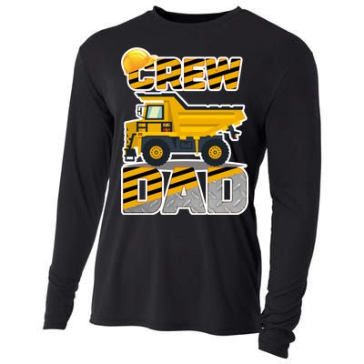 Dad Birthday Crew Construction Party Cooling Performance Long Sleeve Crew