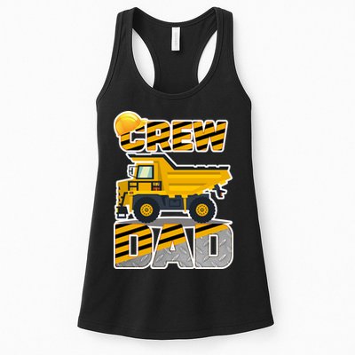 Dad Birthday Crew Construction Party Womens Tank Top