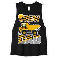 Dad Birthday Crew Construction Party Women's Racerback Cropped Tank