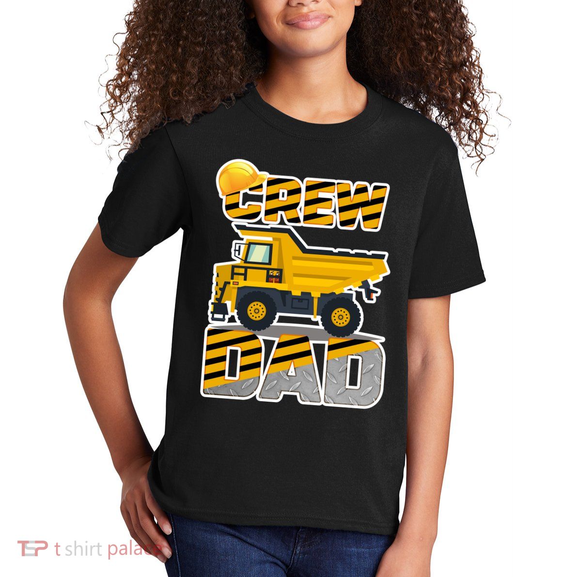 Dad Birthday Crew Construction Party Kids T-Shirt