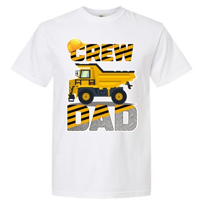 Dad Birthday Crew Construction Party Garment-Dyed Heavyweight T-Shirt