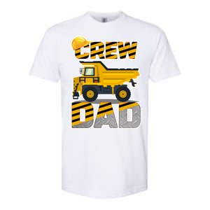 Dad Birthday Crew Construction Party Softstyle CVC T-Shirt