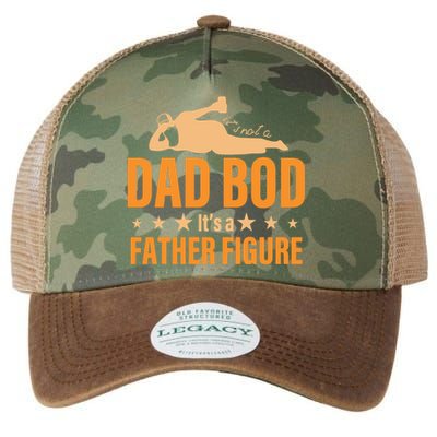 Dad Bod It's A Father Figure Funny  Legacy Tie Dye Trucker Hat