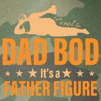 Dad Bod It's A Father Figure Funny  Legacy Tie Dye Trucker Hat