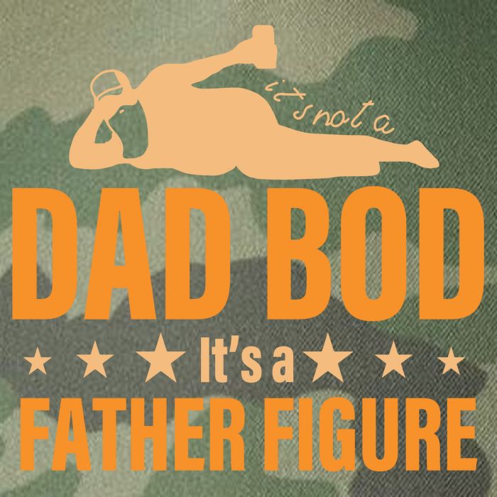 Dad Bod It's A Father Figure Funny  Legacy Tie Dye Trucker Hat