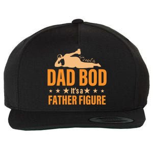 Dad Bod It's A Father Figure Funny  Wool Snapback Cap