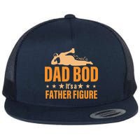 Dad Bod It's A Father Figure Funny  Flatbill Hat