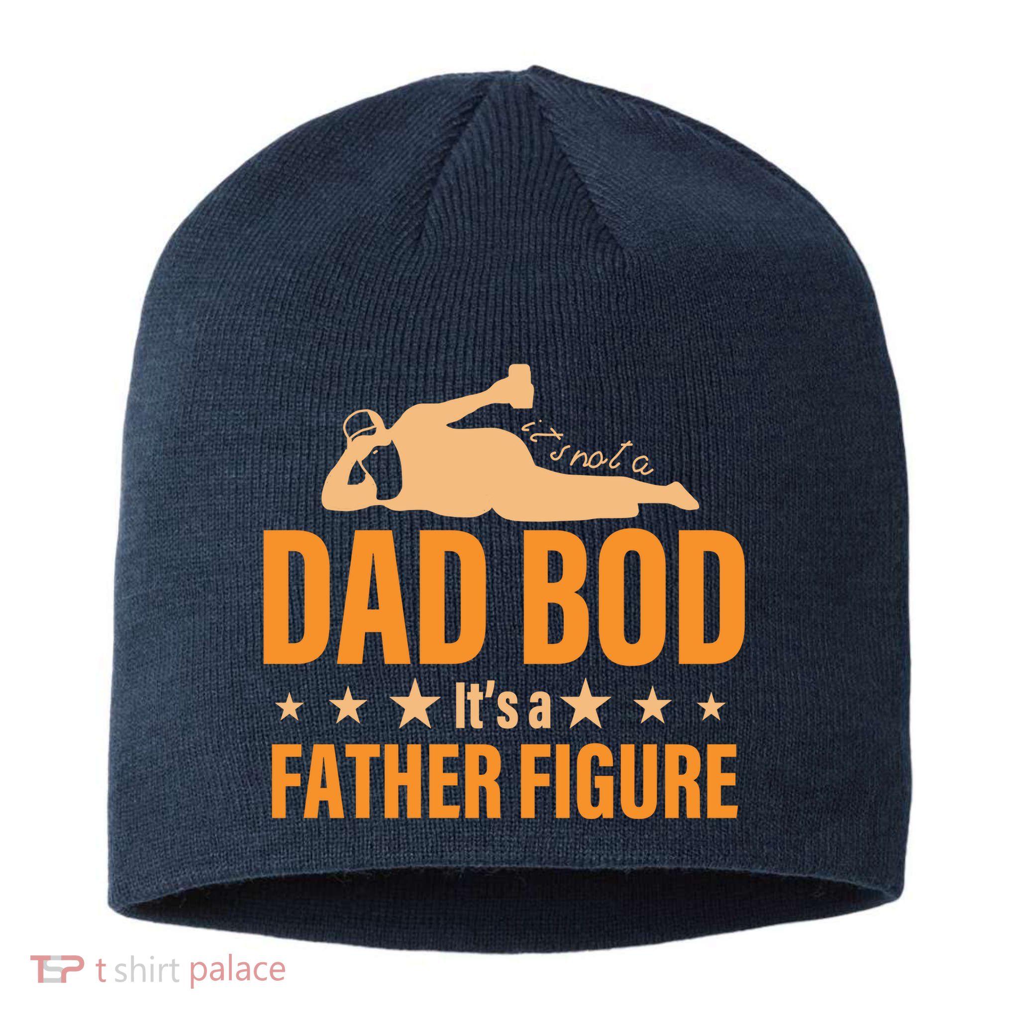 Dad Bod It's A Father Figure Funny  Sustainable Beanie