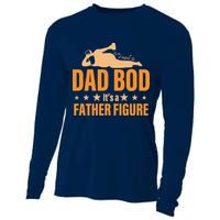 Dad Bod It's A Father Figure Funny  Cooling Performance Long Sleeve Crew