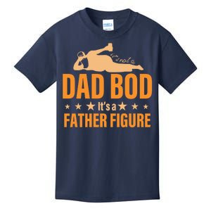 Dad Bod It's A Father Figure Funny  Kids T-Shirt