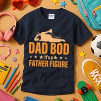 Dad Bod It's A Father Figure Funny  Kids T-Shirt