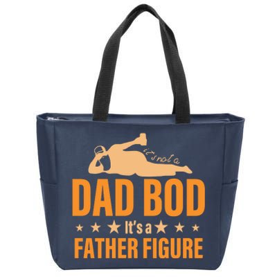 Dad Bod It's A Father Figure Funny  Zip Tote Bag