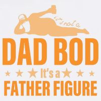 Dad Bod It's A Father Figure Funny  Garment-Dyed Sweatshirt