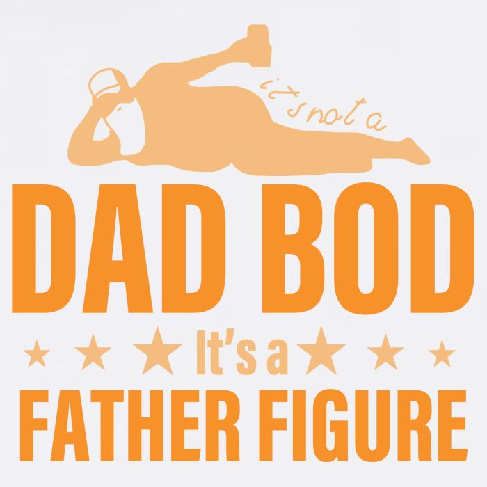 Dad Bod It's A Father Figure Funny  Garment-Dyed Sweatshirt