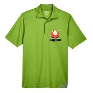 Dad Bod Santa Claus Christmas Men's Origin Performance Pique Polo