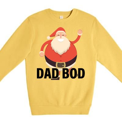 Dad Bod Santa Claus Christmas Premium Crewneck Sweatshirt