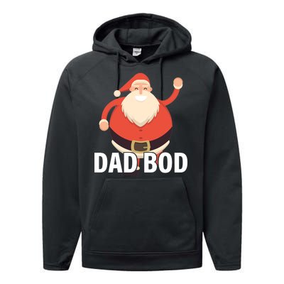 Dad Bod Santa Claus Christmas Performance Fleece Hoodie